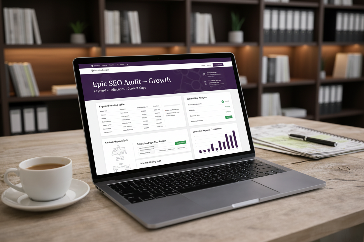 Epic SEO Audit — Growth (Keyword + Collections + Content Gaps)