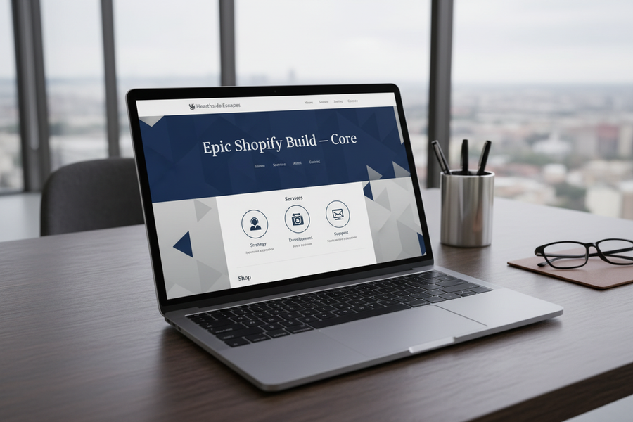 Epic Shopify Build — Core (4-Page Brochure)
