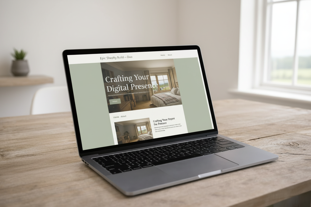 Epic Shopify Build — Duo (2-Page Brochure)