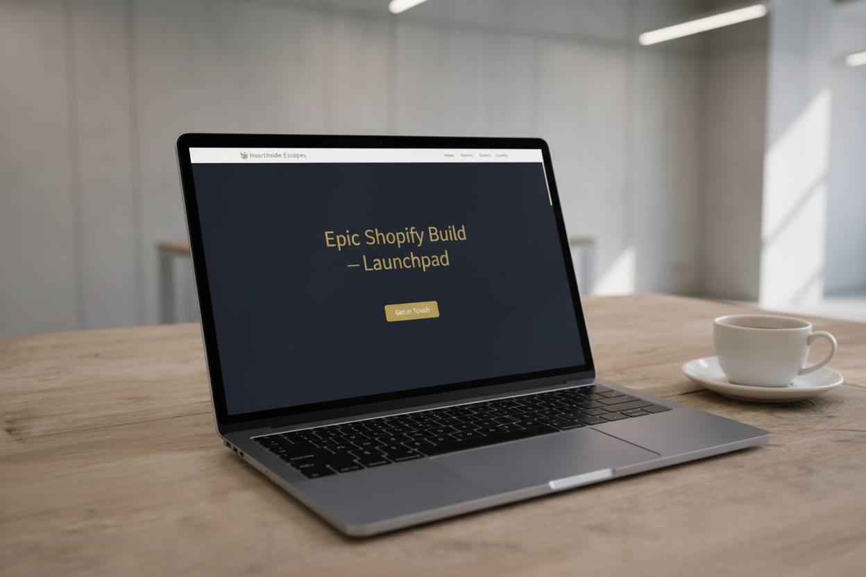 Epic Shopify Build — Launchpad (1-Page Landing)