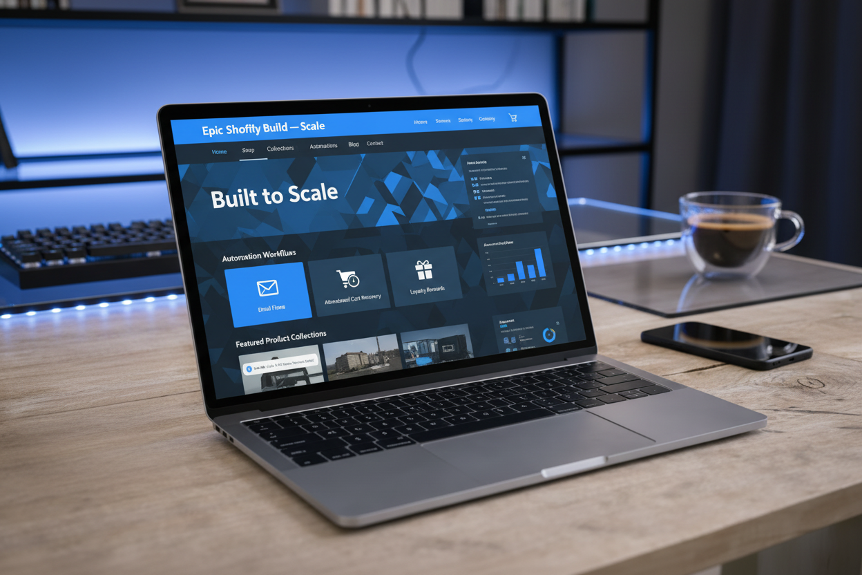 Epic Shopify Build — Scale (Ecommerce + Automations)