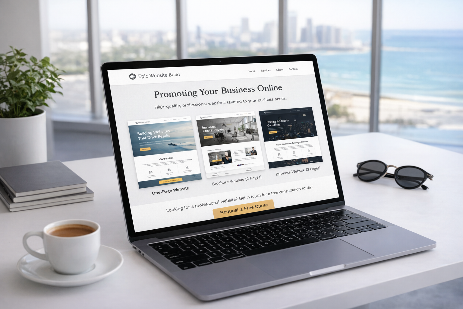 Epic Website Build — One-Page Website