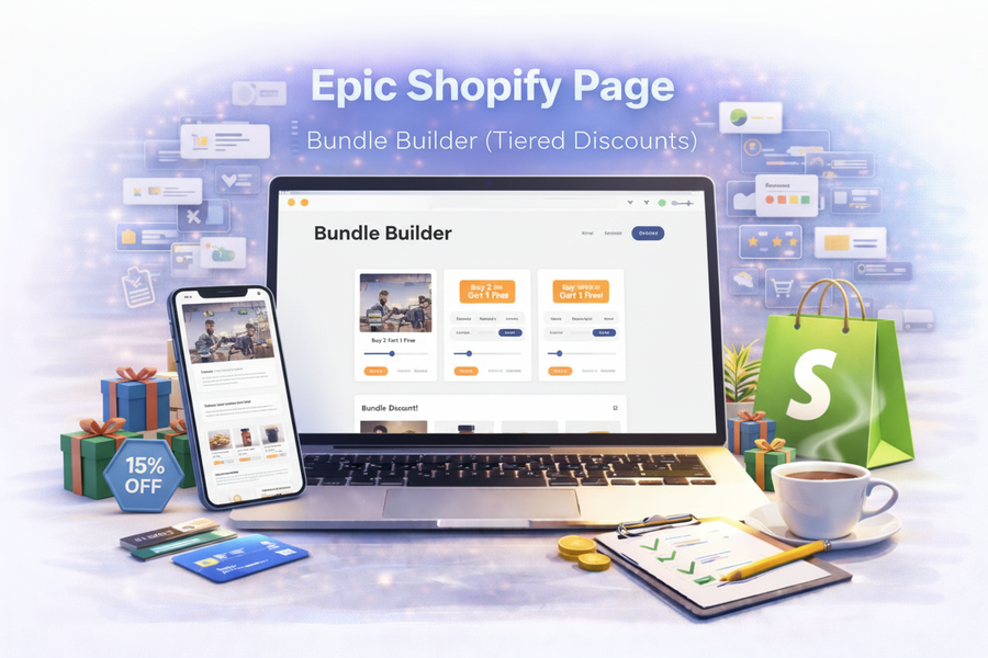 Epic Shopify Page — Bundle Builder (Tiered Discounts)