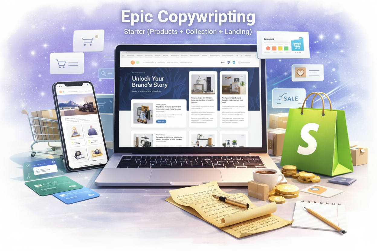 Epic Copywriting — Starter (Products + Collection + Landing)