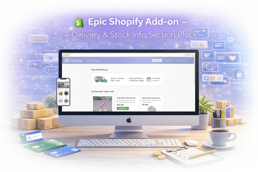 Epic Shopify Add-on — Delivery & Stock Info Section Block