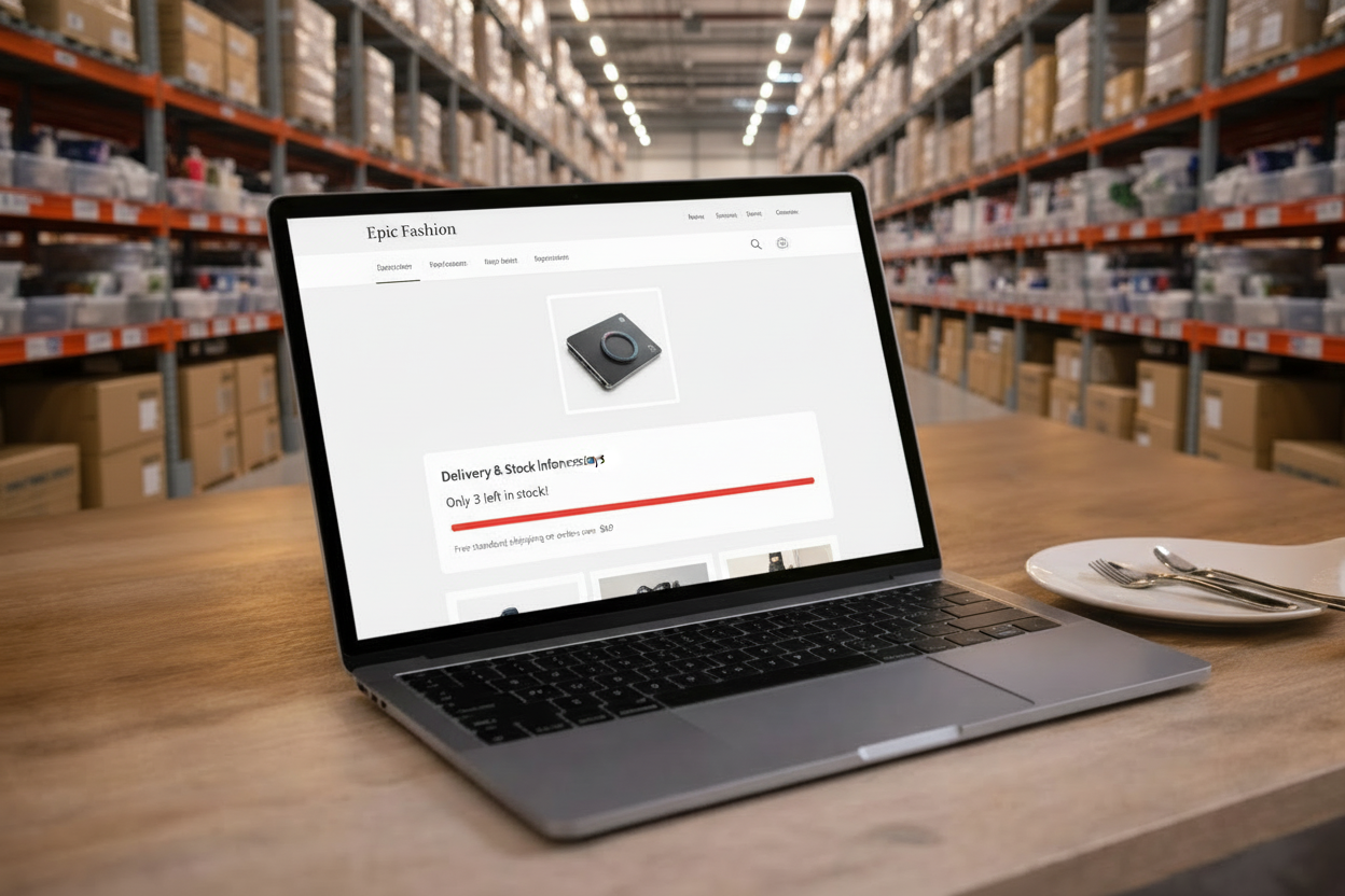 Epic Shopify Add-on — Delivery & Stock Info Section Block