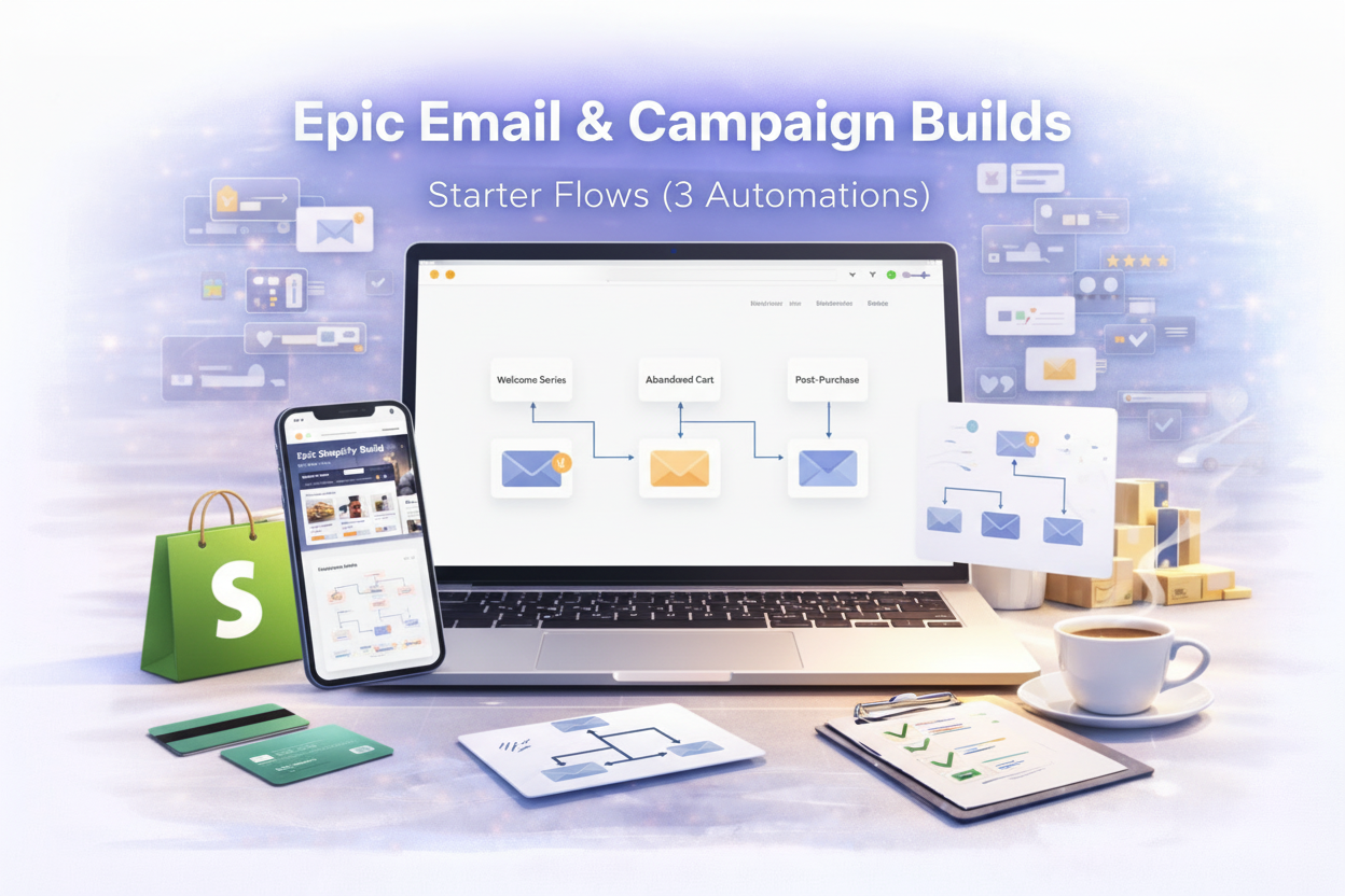 Epic Email & Campaign Builds — Starter Flows (3 Automations)