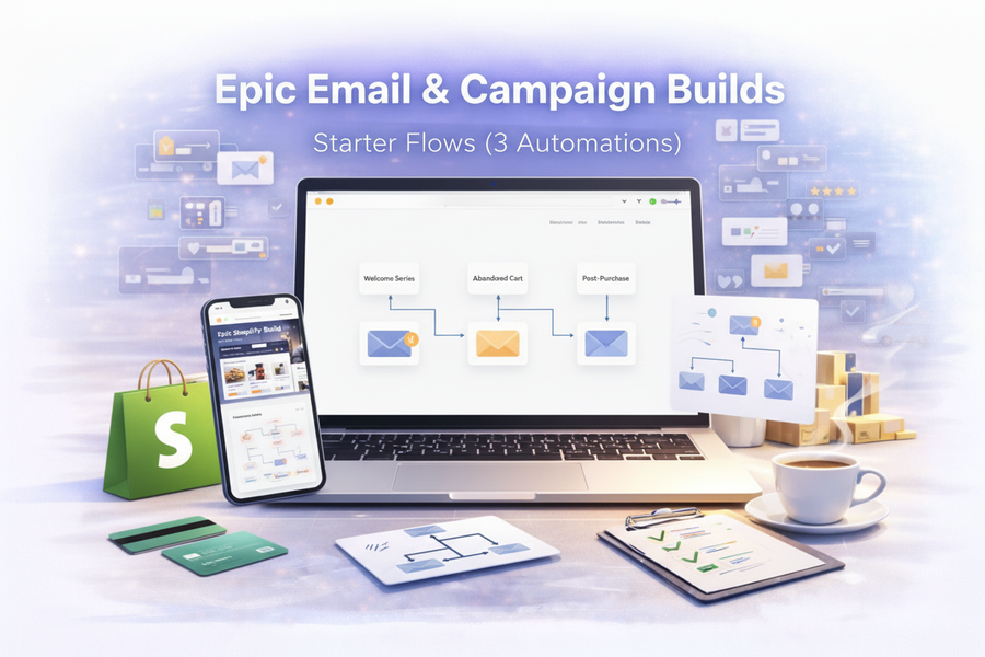 Epic Email & Campaign Builds — Starter Flows (3 Automations)