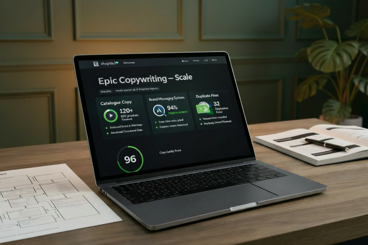 Epic Copywriting — Scale (Catalogue Copy + Brand Messaging System)