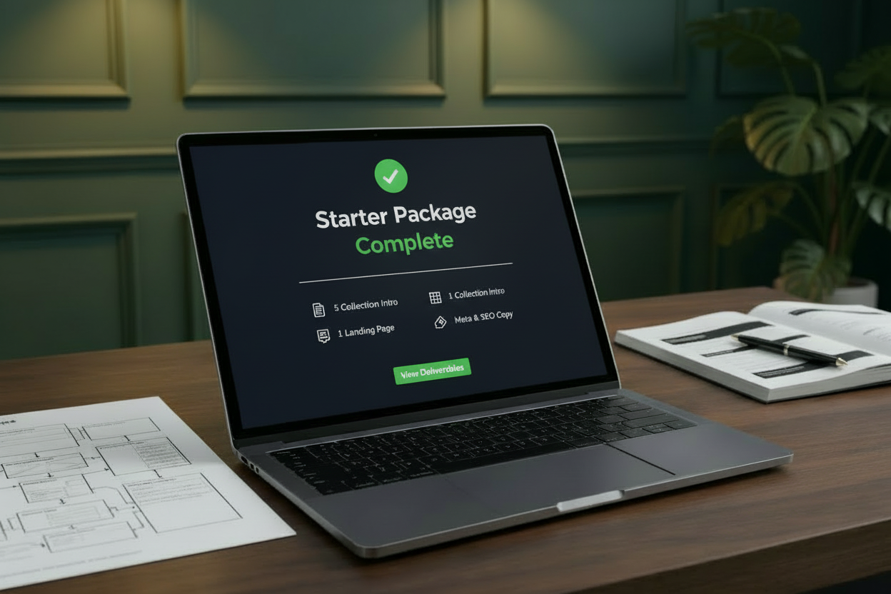 Epic Copywriting — Starter (Products + Collection + Landing)