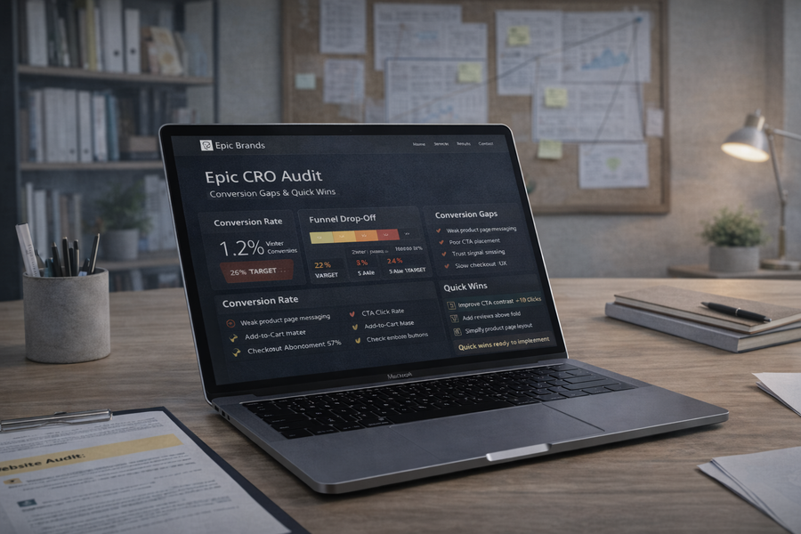 Epic CRO Audit — Conversion Gaps & Quick Wins