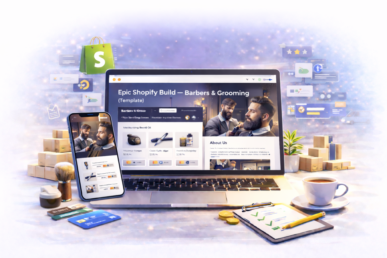 Epic Shopify Build — Barbers & Grooming (Template)