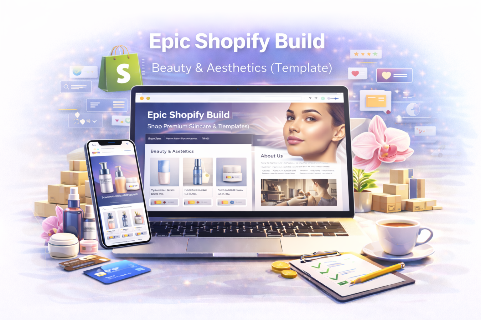 Epic Shopify Build — Beauty & Aesthetics (Template)