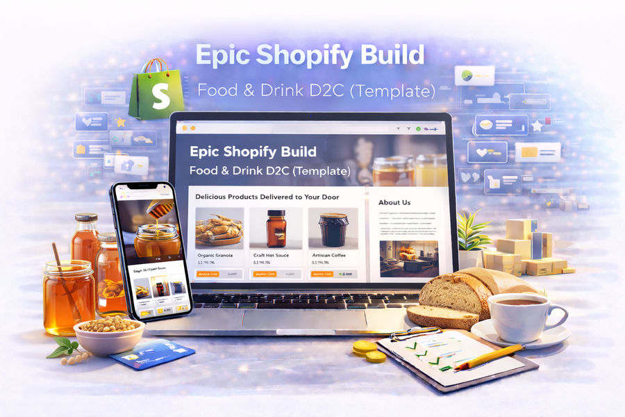 Epic Shopify Build — Food & Drink D2C (Template)
