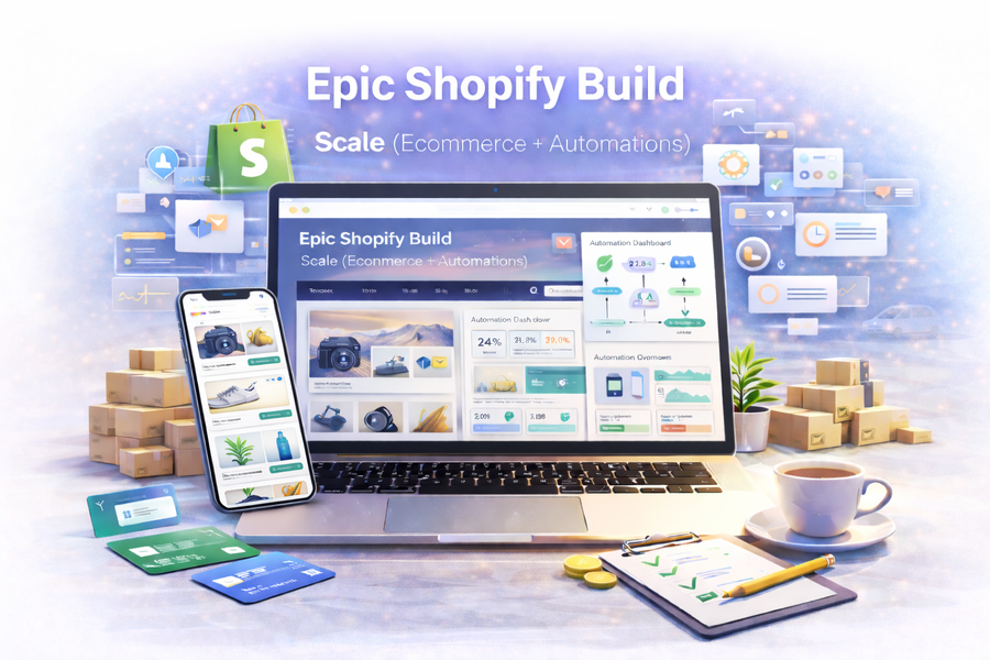 Epic Shopify Build — Scale (Ecommerce + Automations)