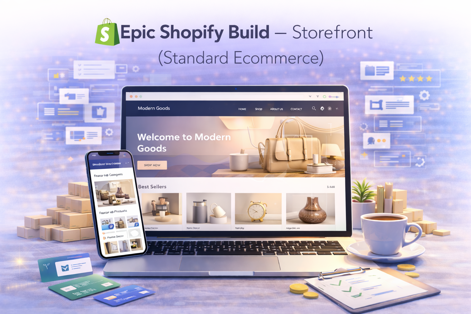 Epic Shopify Build — Storefront (Standard Ecommerce)