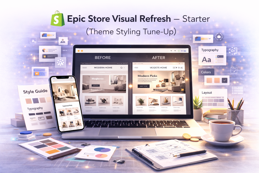 Epic Store Visual Refresh — Starter (Theme Styling Tune-Up)