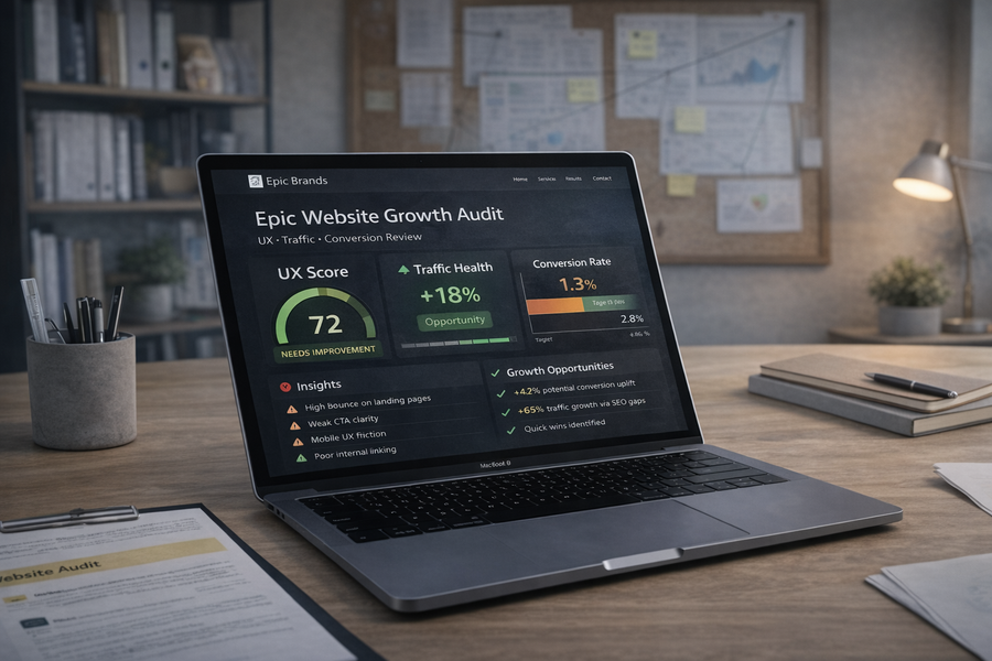Epic Website Audit — Growth (UX + Traffic + Conversion Review)