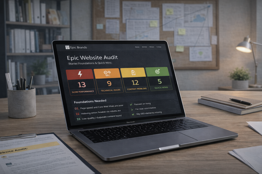 Epic Website Audit — Starter (Foundations + Quick Wins)