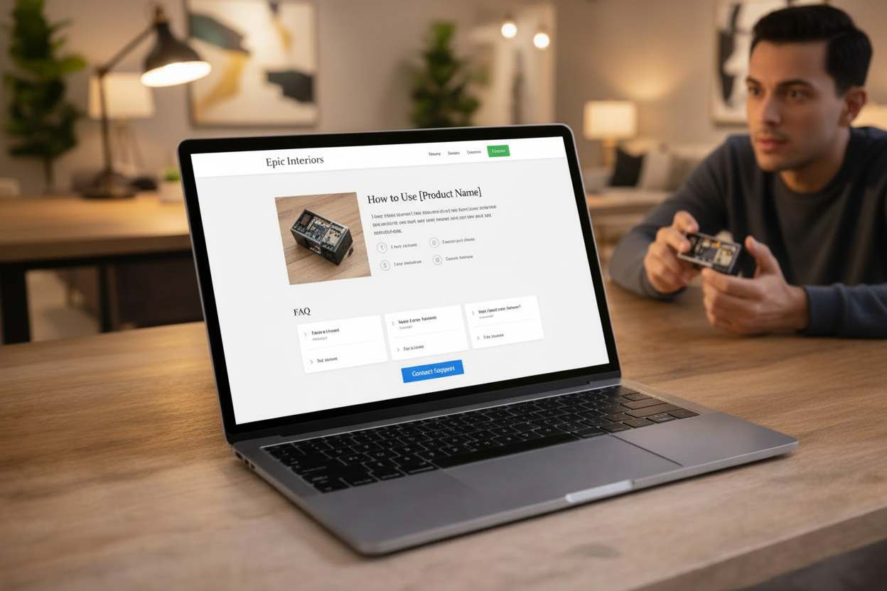 Epic Shopify Page — Product Help & Support Guide (Page Template)