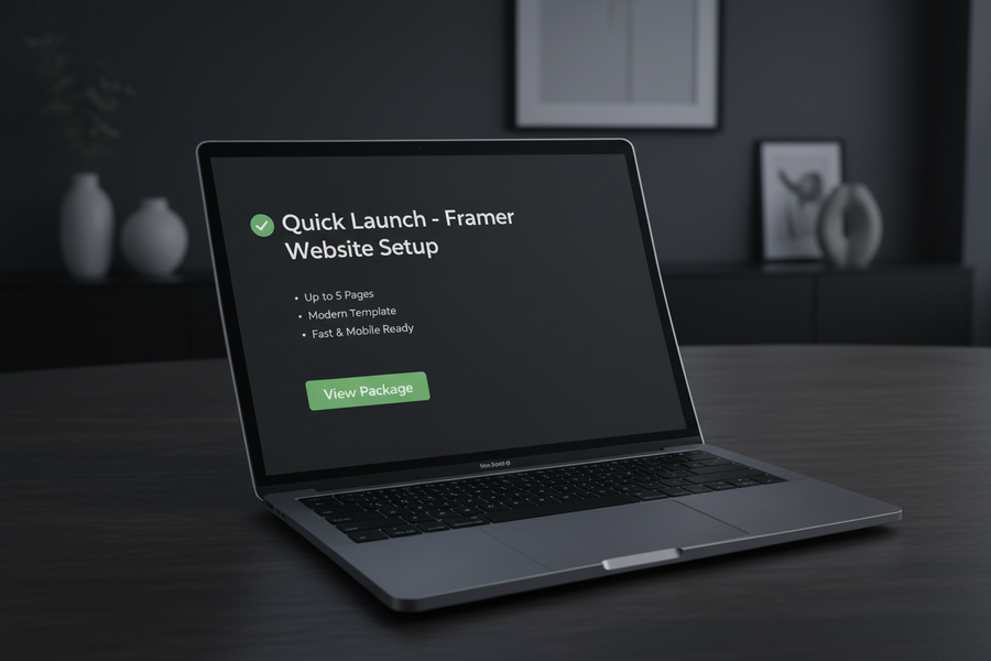 Quick Launch - Framer Website Setup