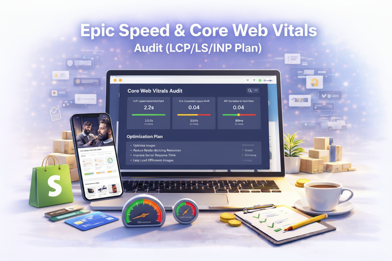 Epic Speed & Core Web Vitals — Audit (LCP/CLS/INP Plan)