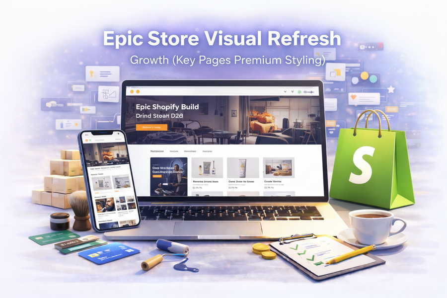 Epic Store Visual Refresh — Growth (Key Pages Premium Styling)