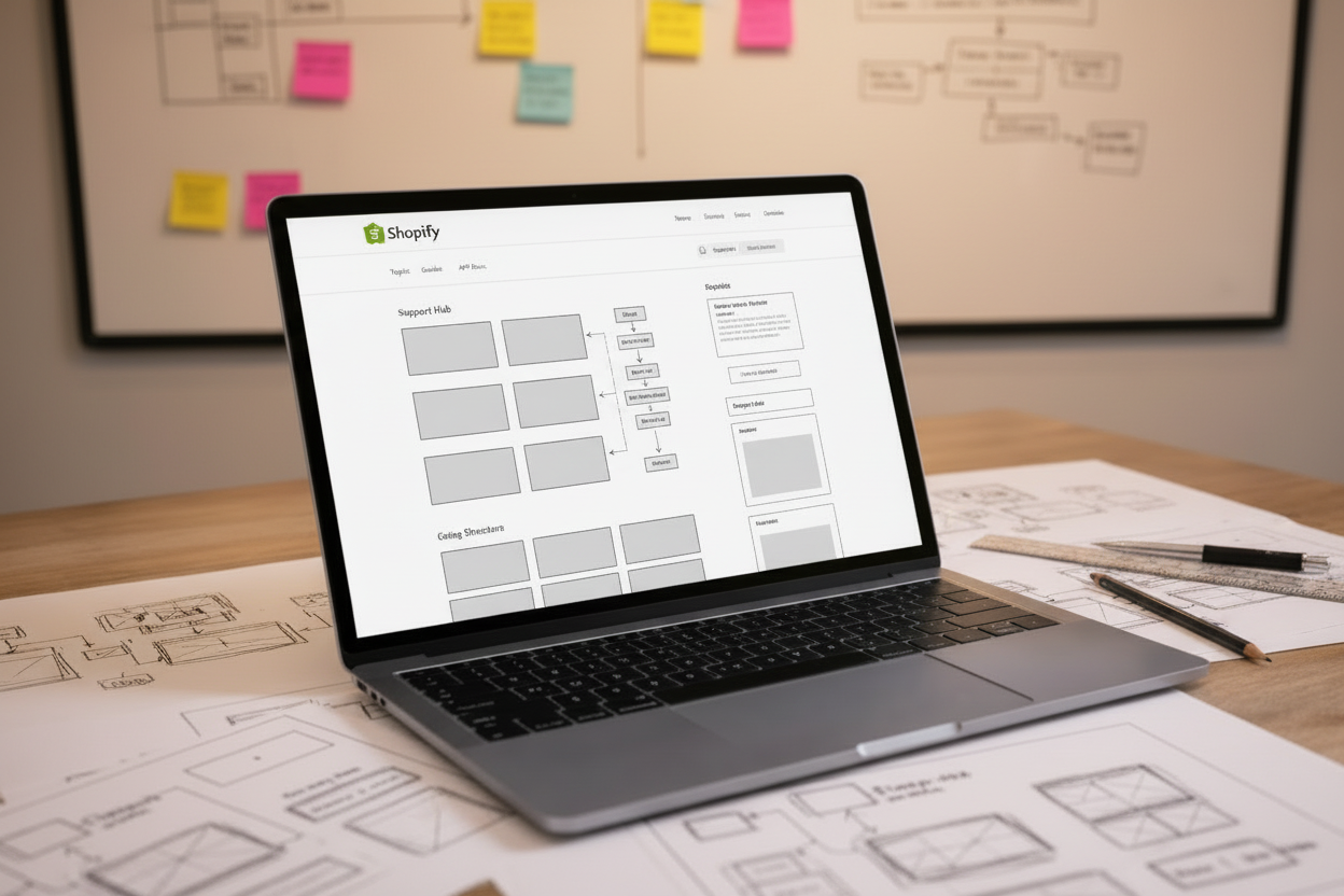 Epic Shopify Hub — Support & Info Hub (Structure Only)