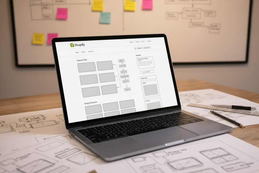 Epic Shopify Hub — Support & Info Hub (Structure Only)