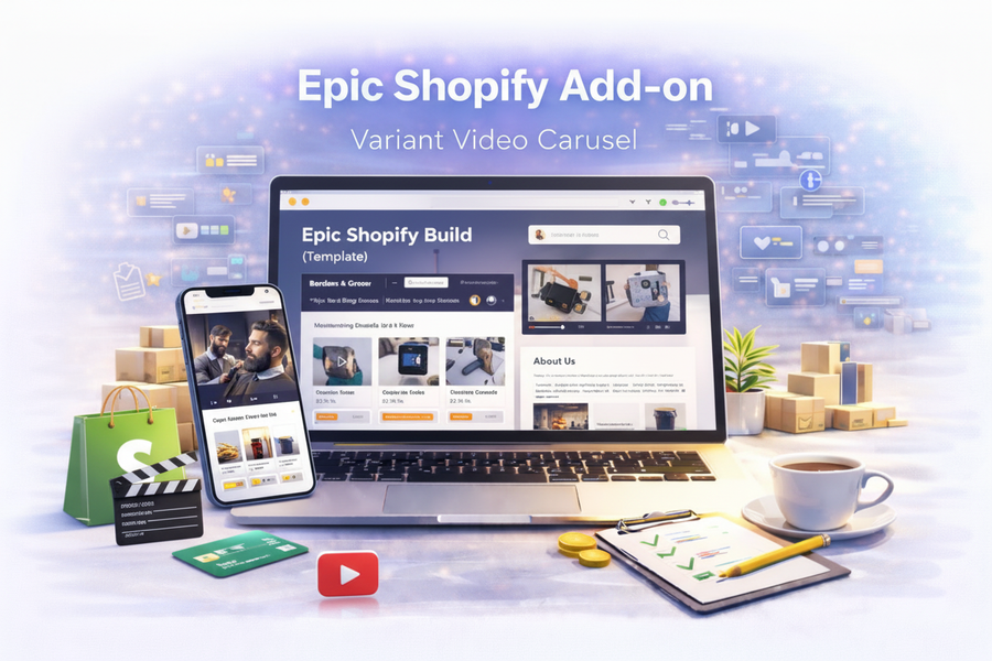 Epic Shopify Add-on — Variant Video Carousel (Product Media) Section Block