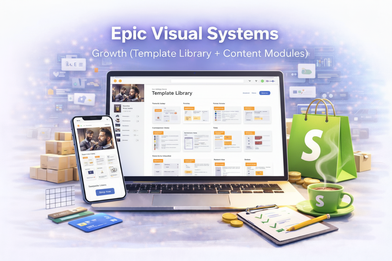 Epic Visual Systems — Growth (Template Library + Content Modules)