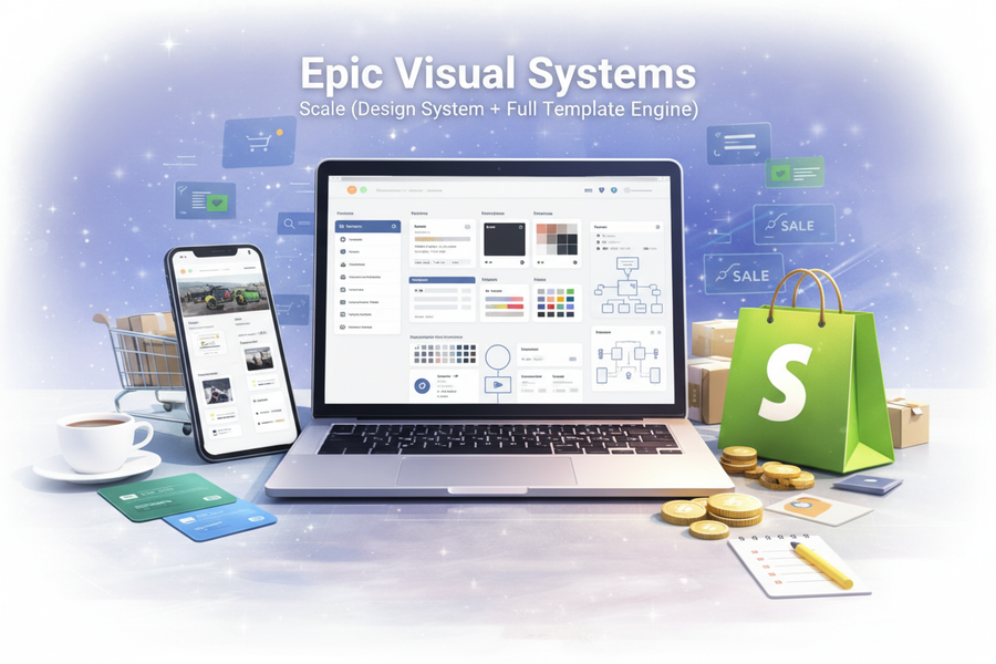 Epic Visual Systems — Scale (Design System + Full Template Engine)