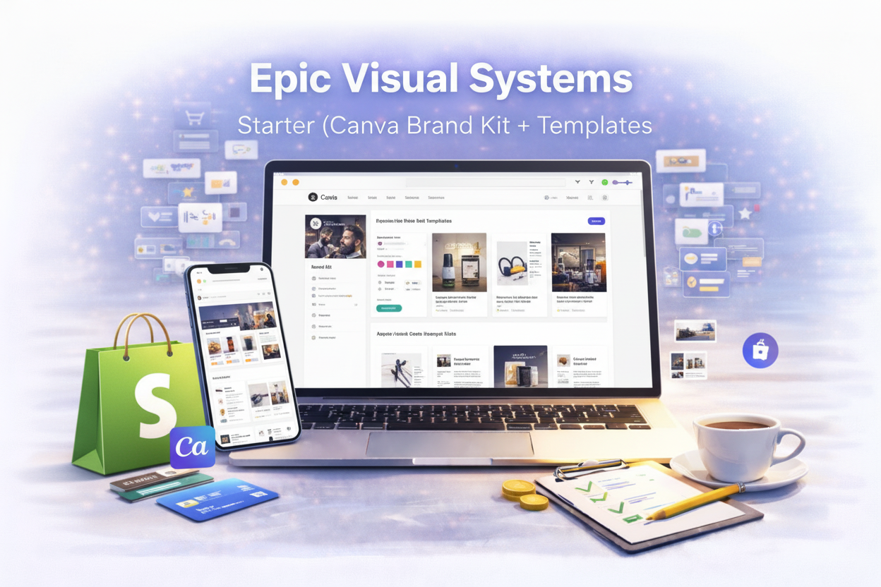 Epic Visual Systems — Starter (Canva Brand Kit + Templates)